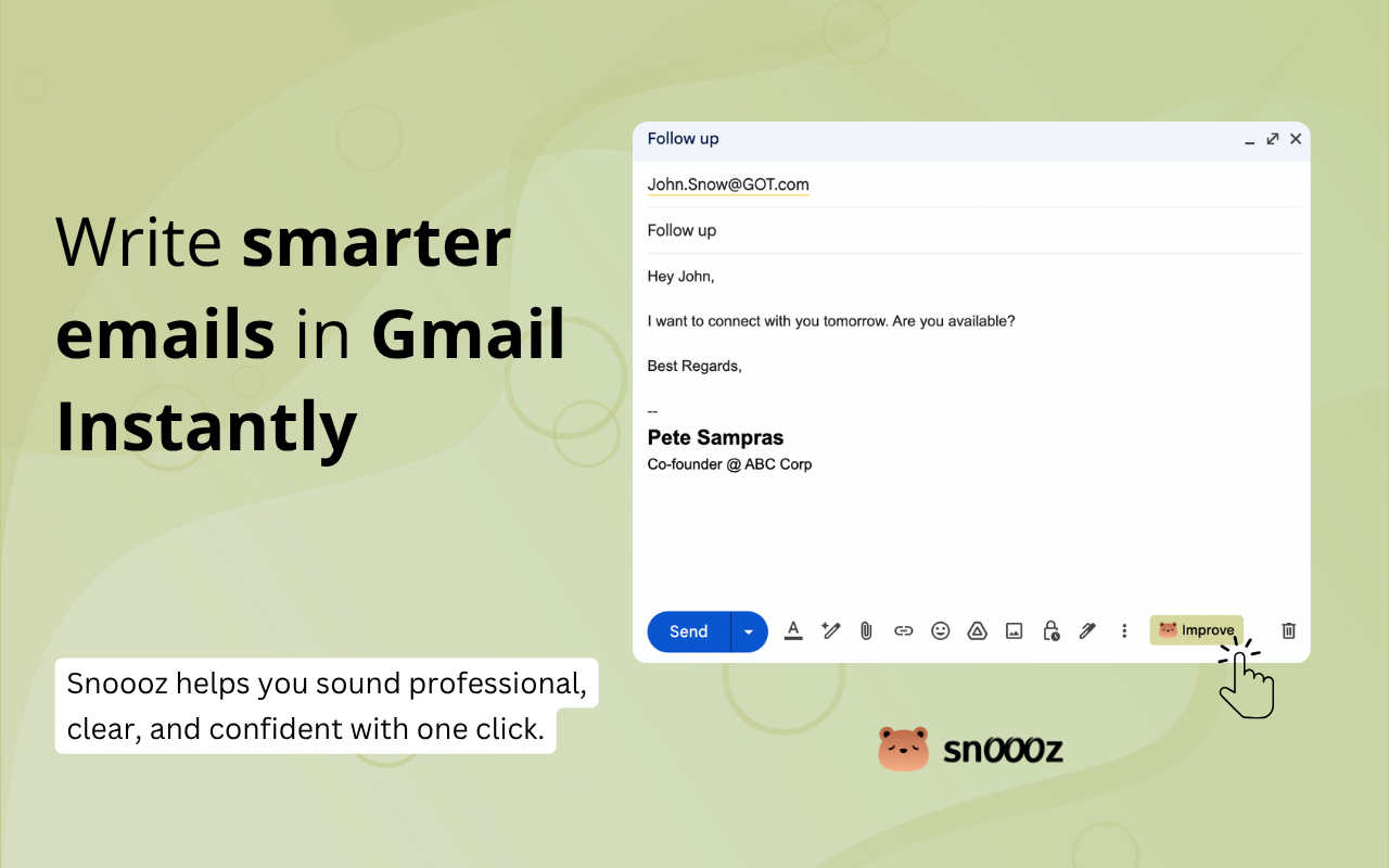 Snoooz chrome谷歌浏览器插件_扩展第4张截图