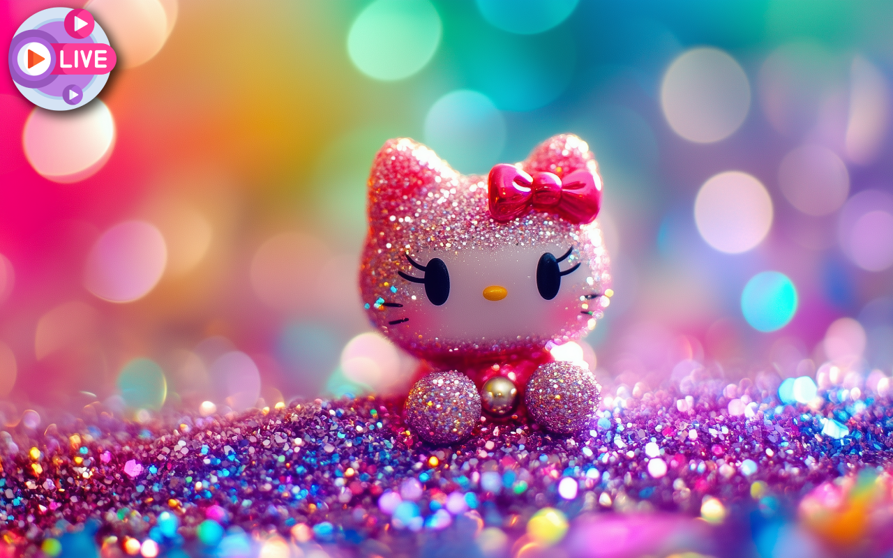 Hello Kitty Live Wallpaper chrome谷歌浏览器插件_扩展第1张截图