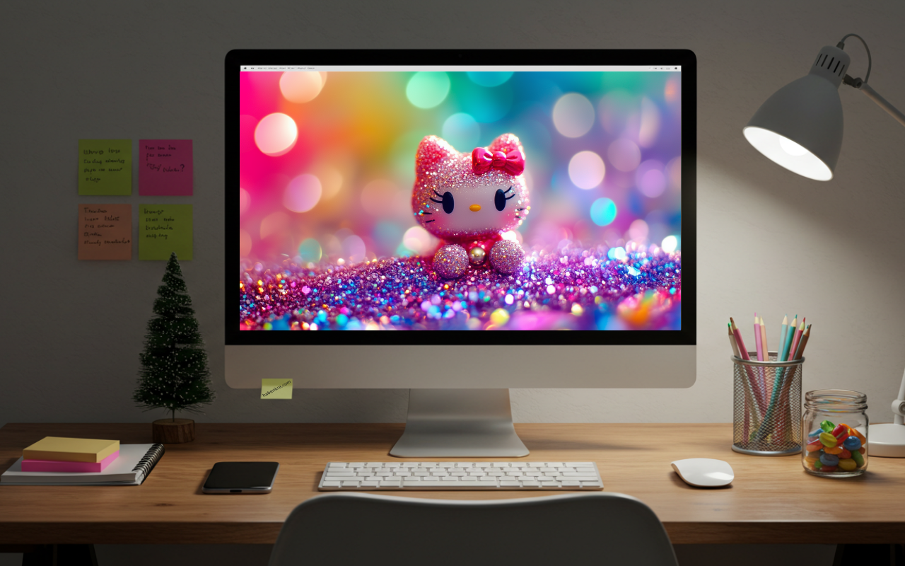 Hello Kitty Live Wallpaper chrome谷歌浏览器插件_扩展第2张截图