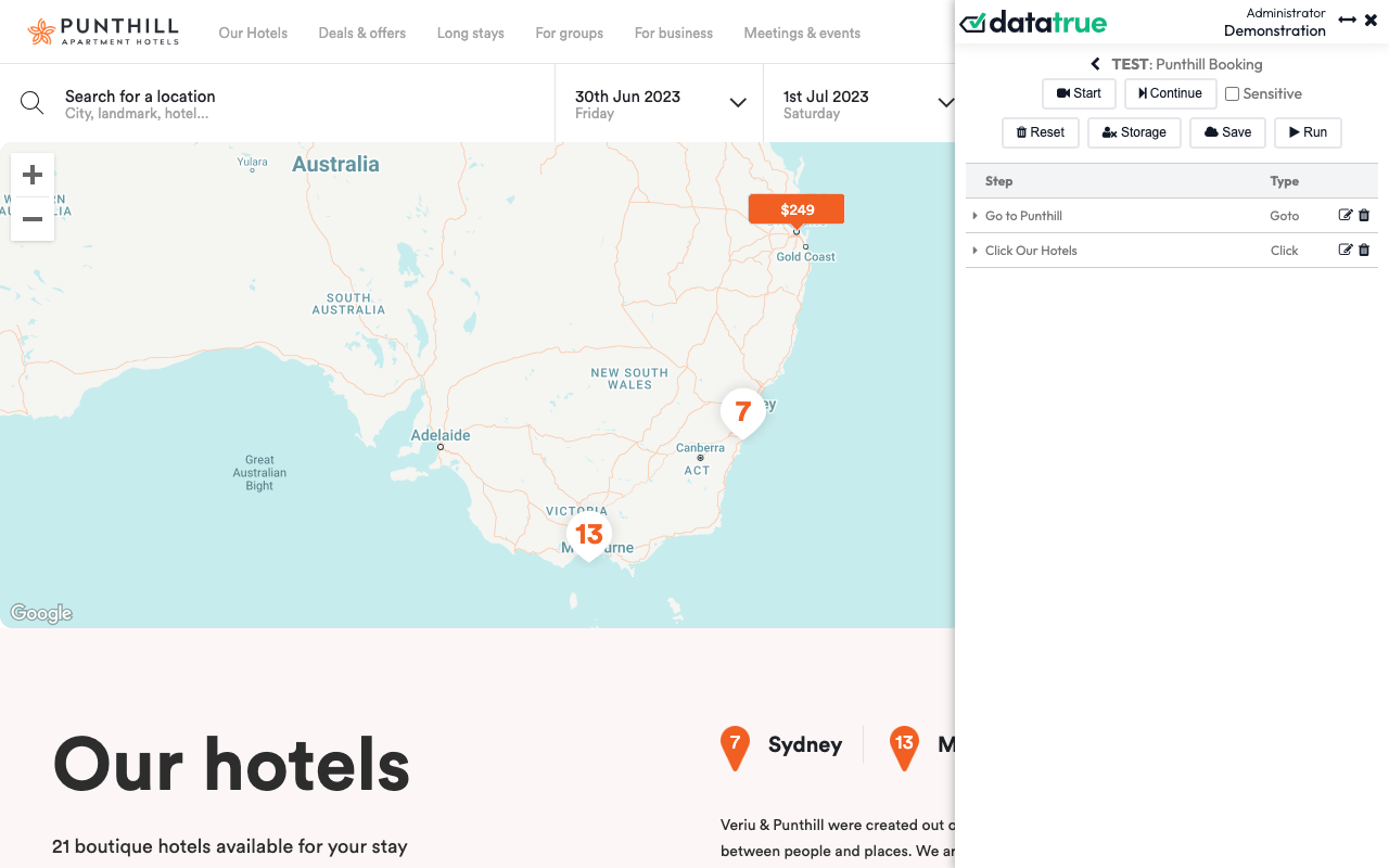 DataTrue Test Builder chrome谷歌浏览器插件_扩展第1张截图