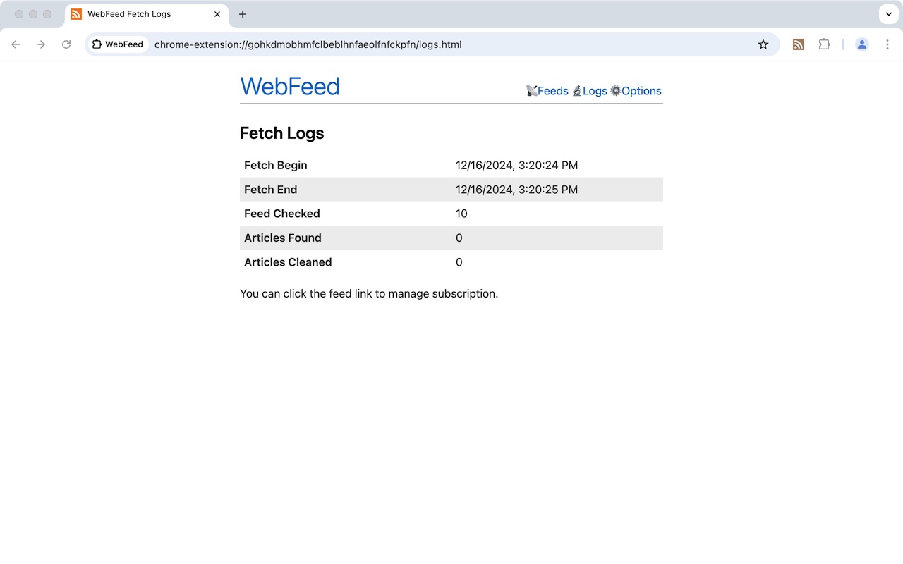 WebFeed chrome谷歌浏览器插件_扩展第3张截图