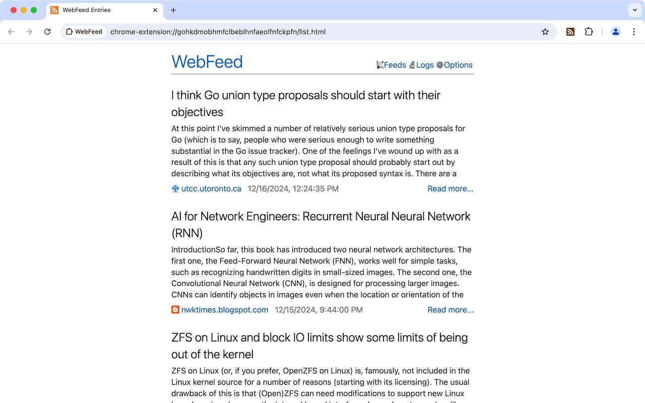 WebFeed chrome谷歌浏览器插件_扩展第5张截图