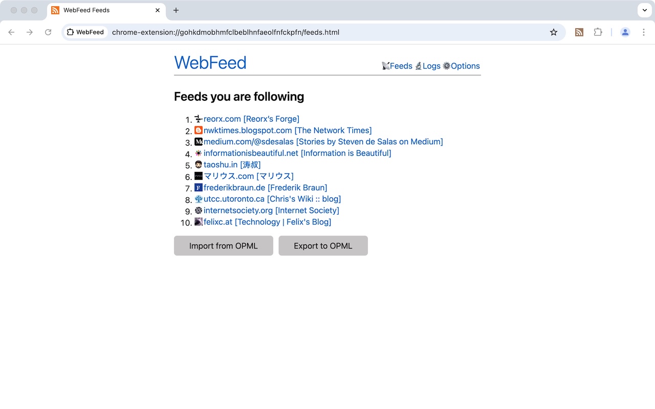 WebFeed chrome谷歌浏览器插件_扩展第6张截图