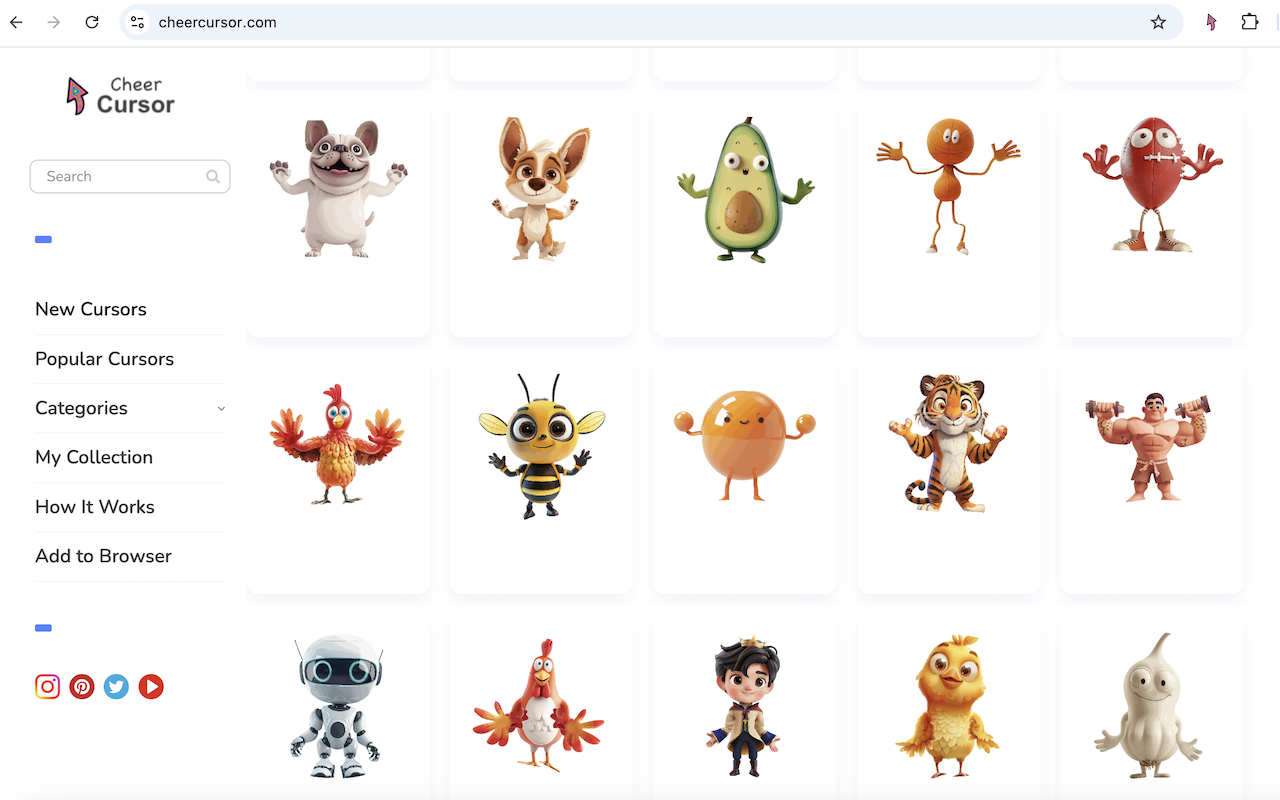 Character Cursor chrome谷歌浏览器插件_扩展第3张截图