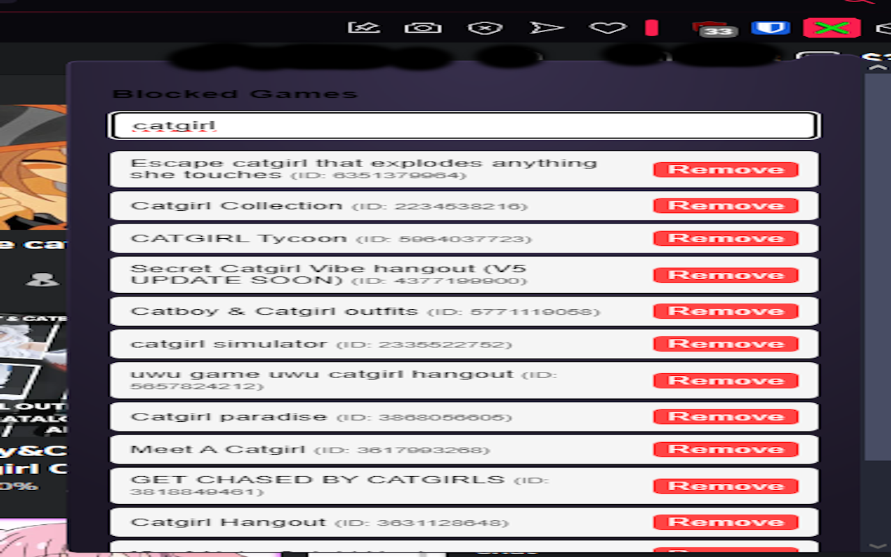 Roblox Game Blocker chrome谷歌浏览器插件_扩展第1张截图