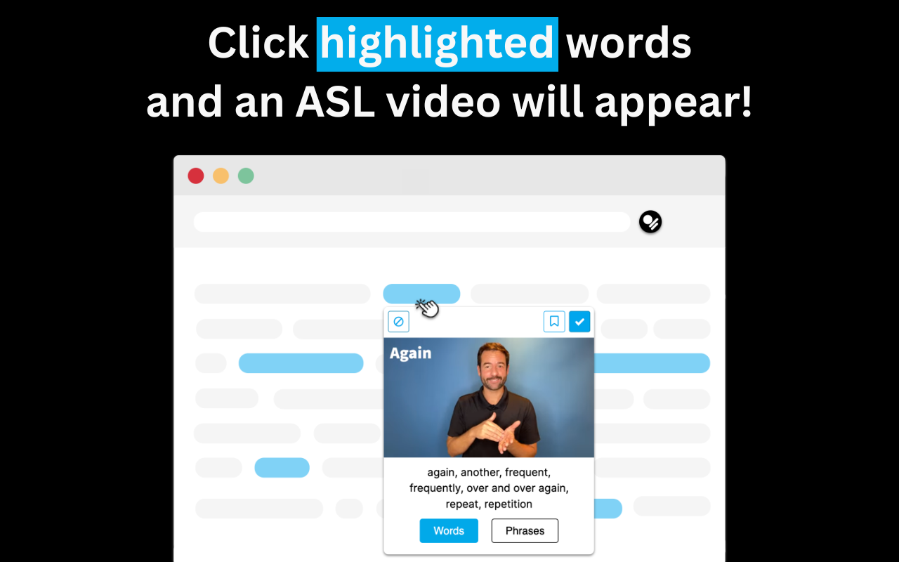 Signspaces - Sign Language Learning chrome谷歌浏览器插件_扩展第3张截图