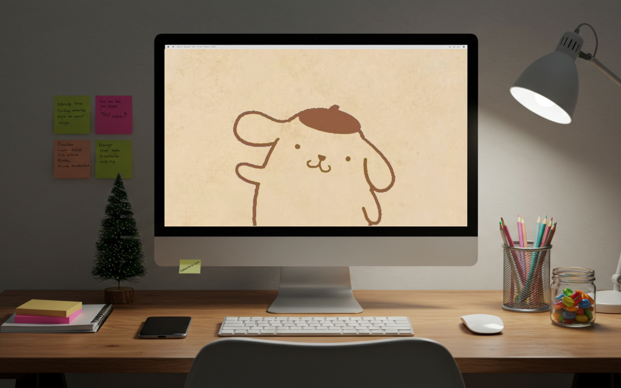 Pompompurin Live Wallpaper chrome谷歌浏览器插件_扩展第3张截图
