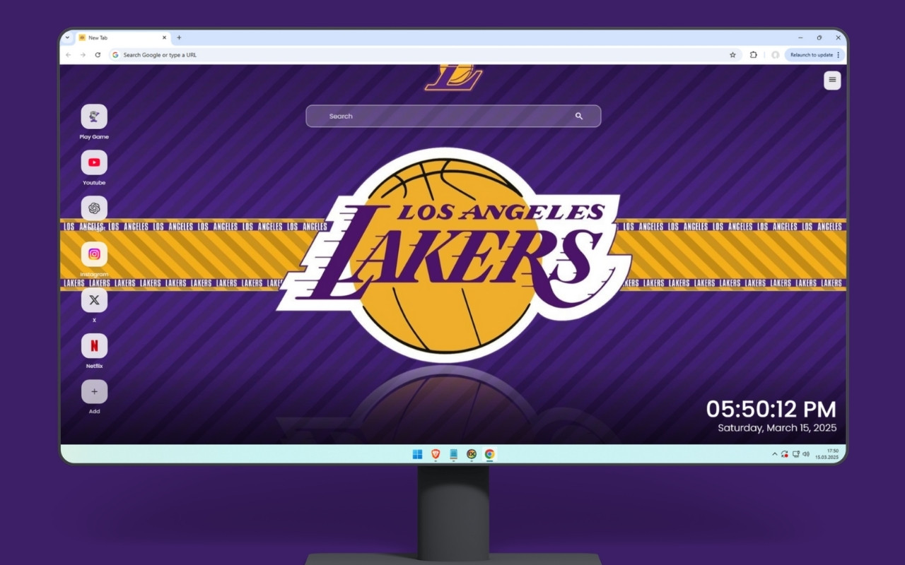 Los Angeles Lakers Wallpaper chrome谷歌浏览器插件_扩展第3张截图