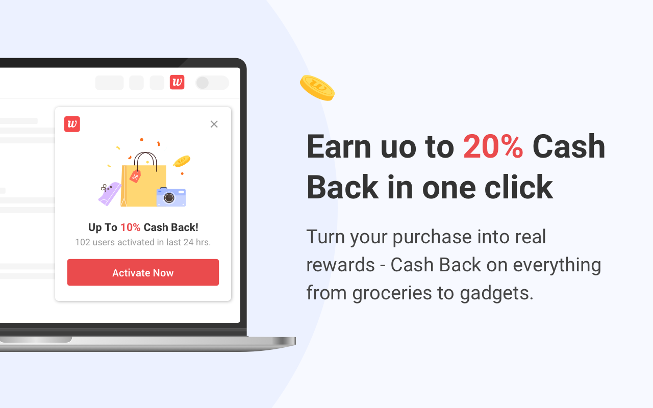 WorthEPenny: Automatic Coupons & Cash Back chrome谷歌浏览器插件_扩展第2张截图