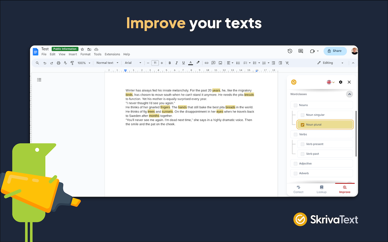 SkrivaText chrome谷歌浏览器插件_扩展第3张截图