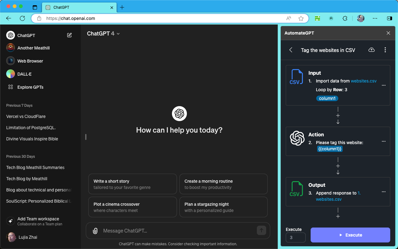 AutomateGPT chrome谷歌浏览器插件_扩展第1张截图