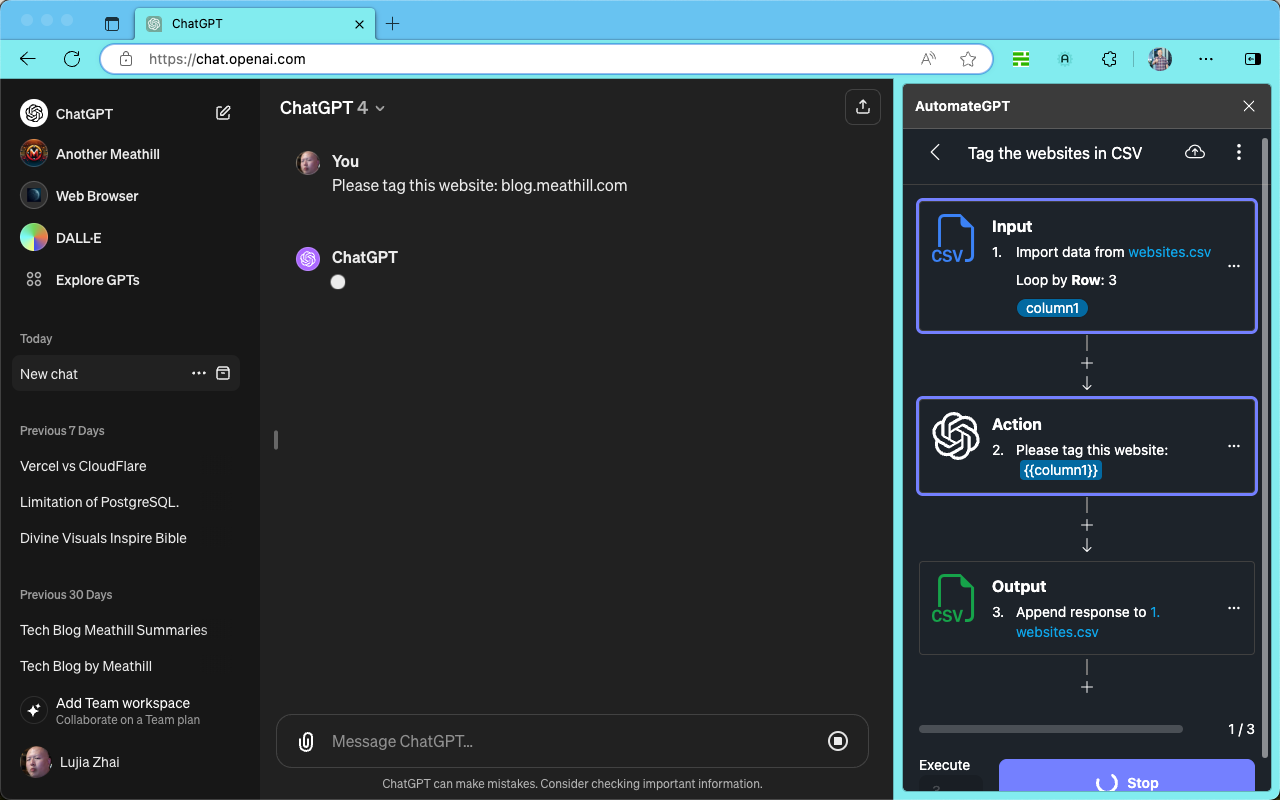 AutomateGPT chrome谷歌浏览器插件_扩展第4张截图