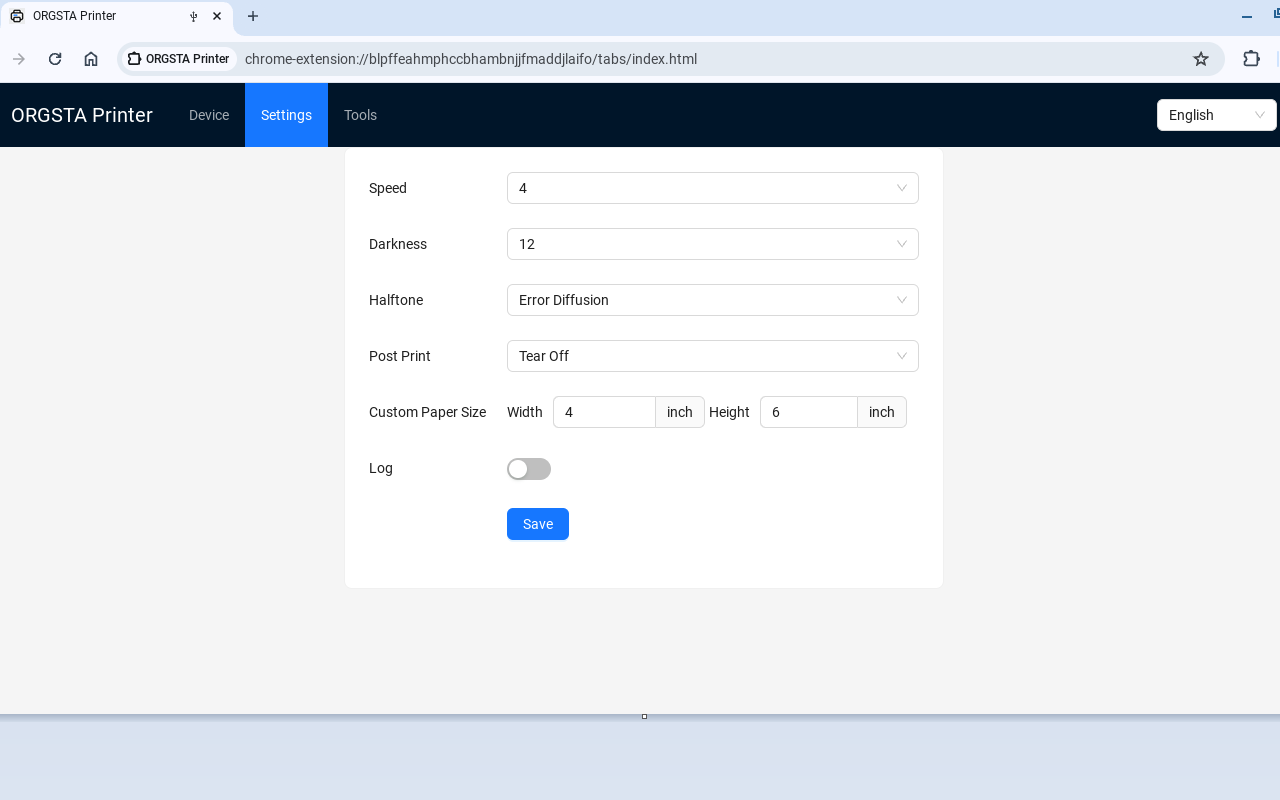 ORGSTA Printer chrome谷歌浏览器插件_扩展第2张截图