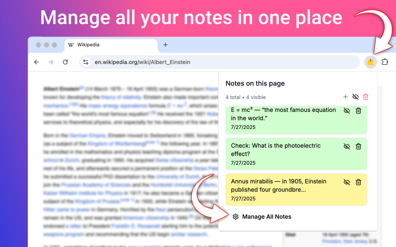 简单便签 chrome谷歌浏览器插件_扩展第3张截图