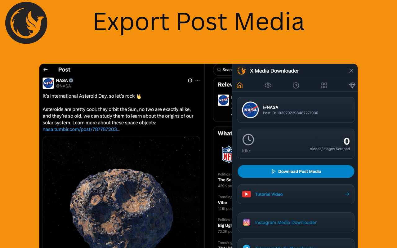 X Media Downloader - Twitter Media Downloader chrome谷歌浏览器插件_扩展第2张截图