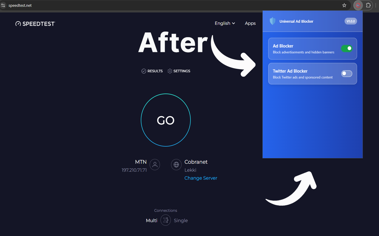 Universal Ad Blocker chrome谷歌浏览器插件_扩展第1张截图