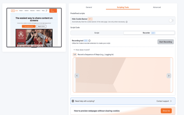 Yodeck Record Extension chrome谷歌浏览器插件_扩展第3张截图