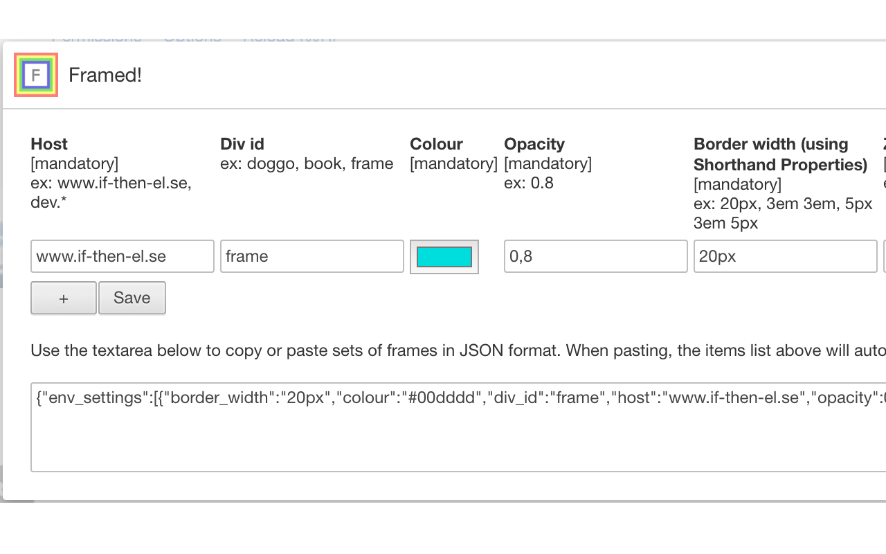 Framed! chrome谷歌浏览器插件_扩展第2张截图