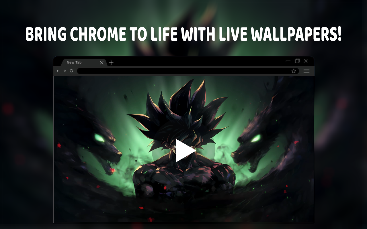 Saiyan Warrior Goku Live Wallpaper chrome谷歌浏览器插件_扩展第1张截图