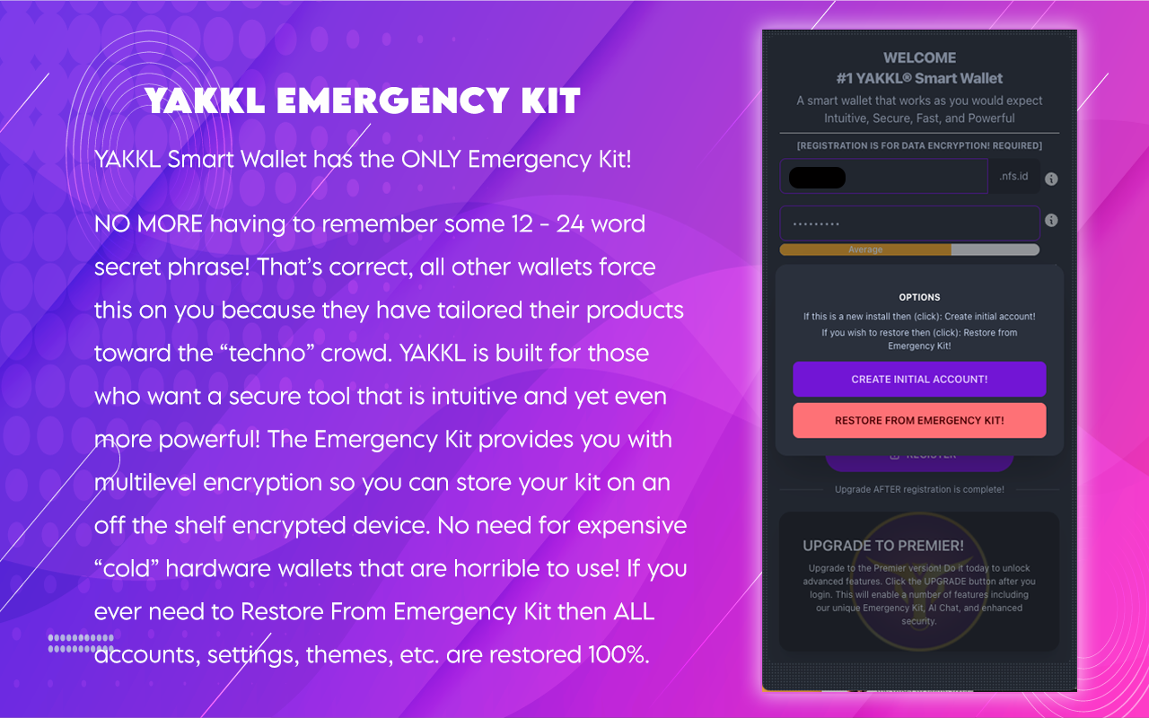 YAKKL® Smart Wallet chrome谷歌浏览器插件_扩展第3张截图