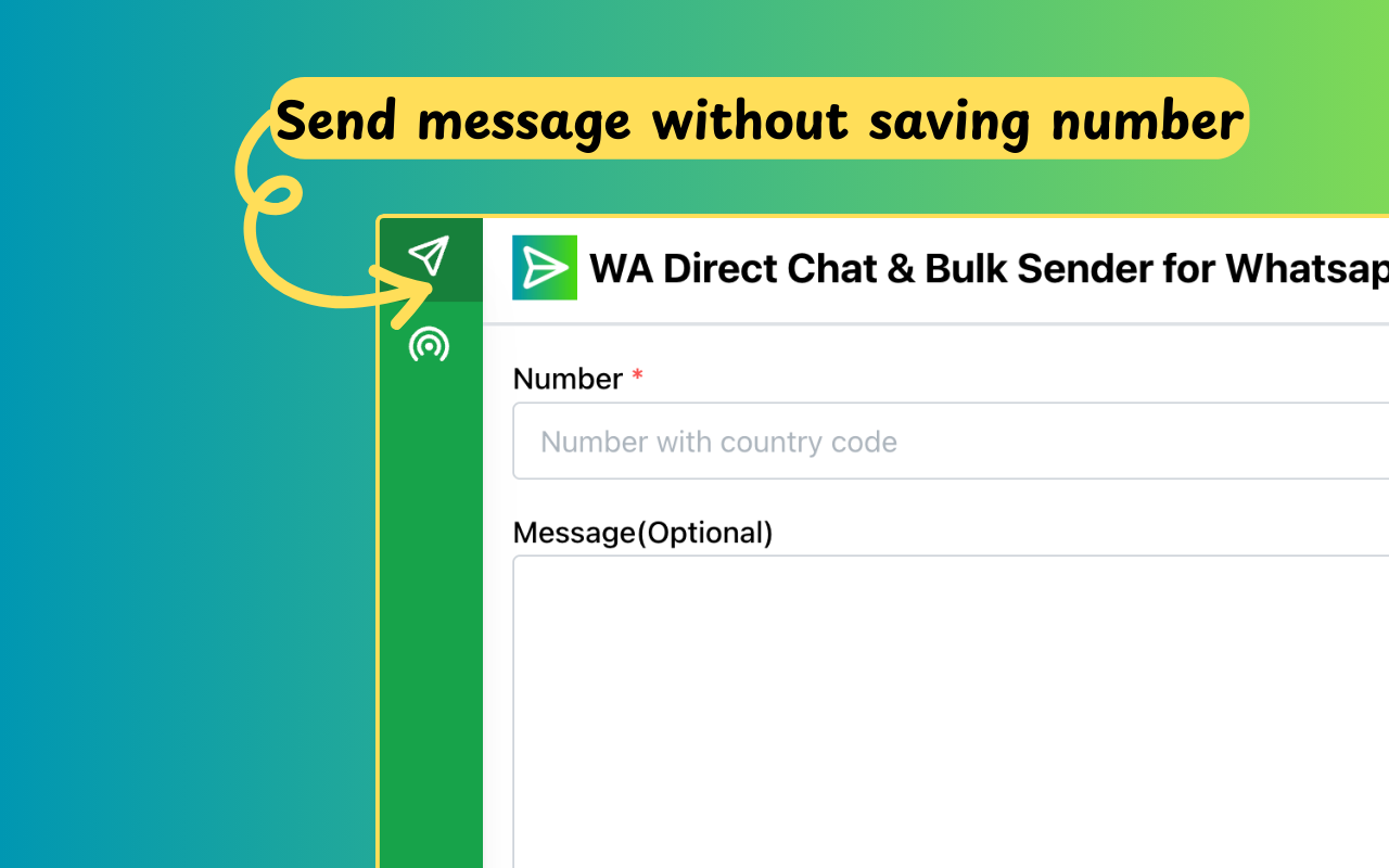 WA Direct Chat & Bulk Sender for Whatsapp™ chrome谷歌浏览器插件_扩展第1张截图