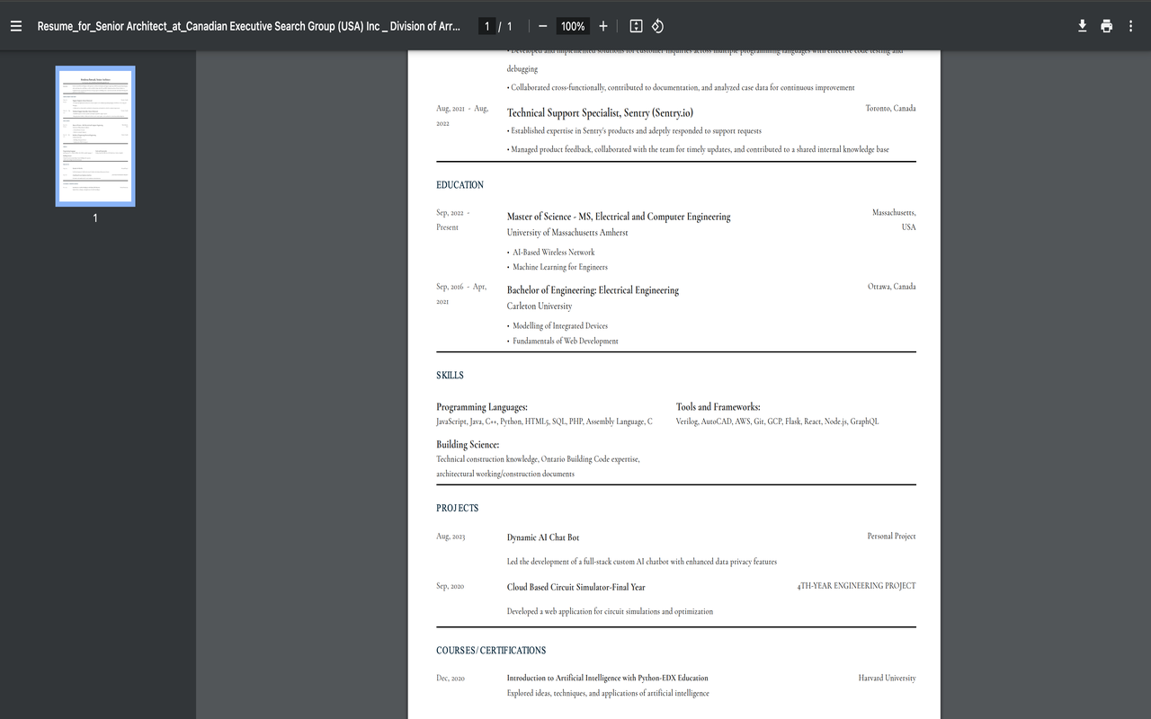 Quick Apply Pro - AI Job Resume, Cover Letter, Grader & Q&A Generator chrome谷歌浏览器插件_扩展第4张截图