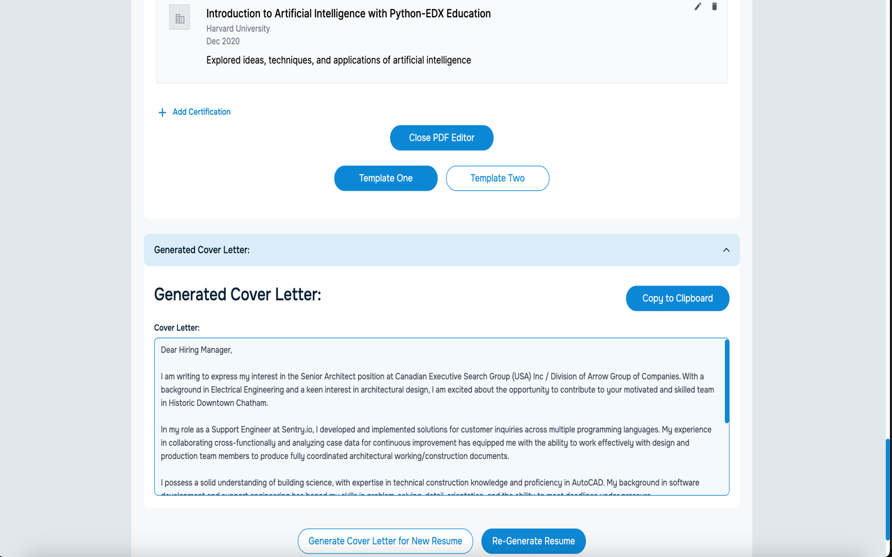 Quick Apply Pro - AI Job Resume, Cover Letter, Grader & Q&A Generator chrome谷歌浏览器插件_扩展第5张截图