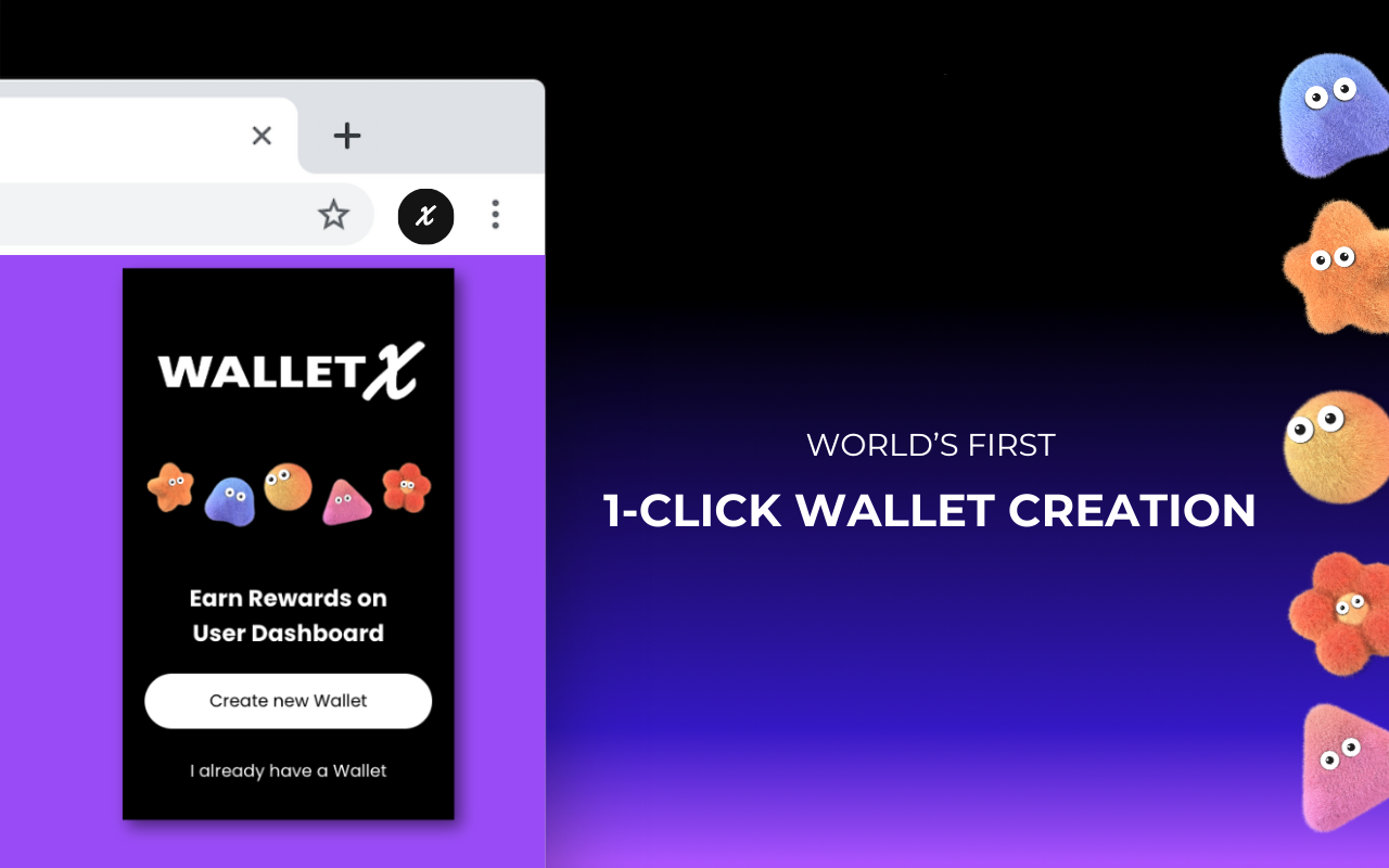 WalletX | A Gasless Smart Wallet chrome谷歌浏览器插件_扩展第2张截图