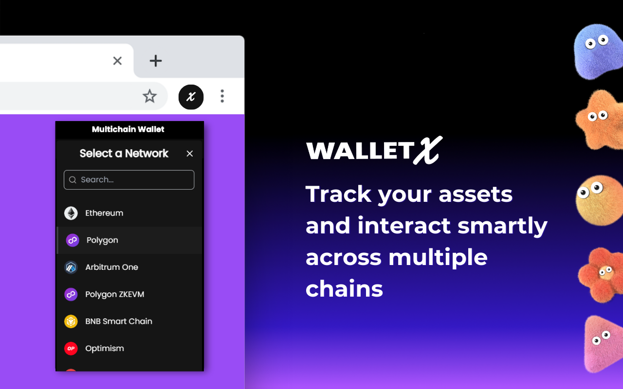 WalletX | A Gasless Smart Wallet chrome谷歌浏览器插件_扩展第3张截图