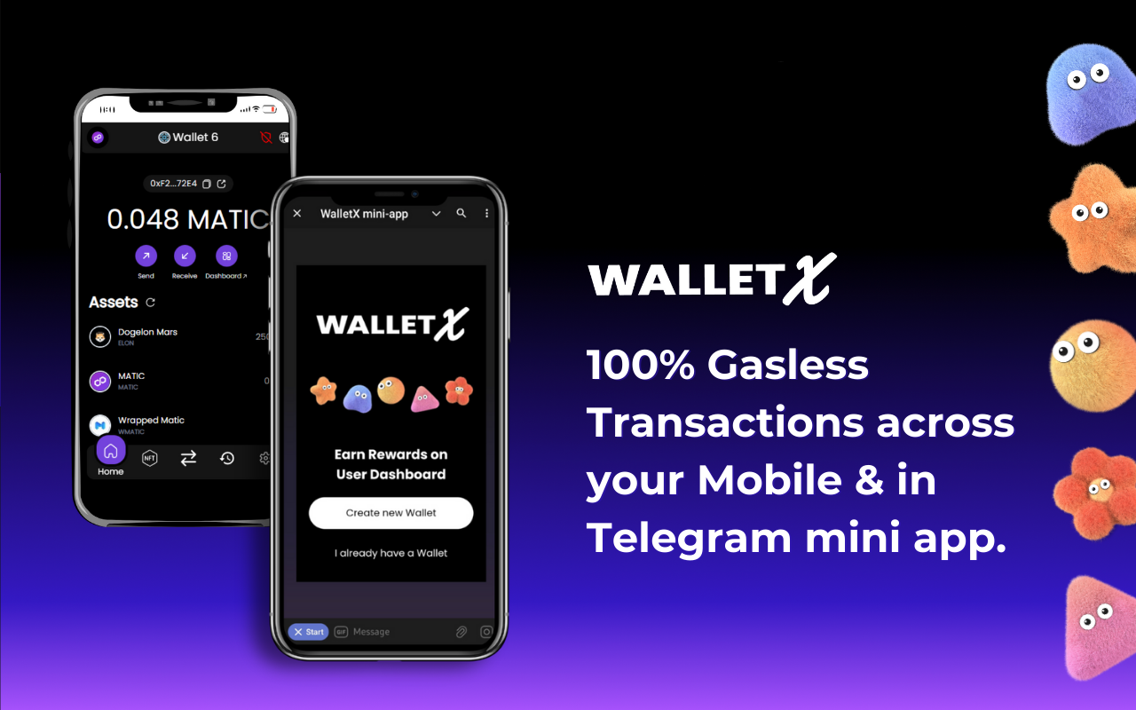 WalletX | A Gasless Smart Wallet chrome谷歌浏览器插件_扩展第5张截图