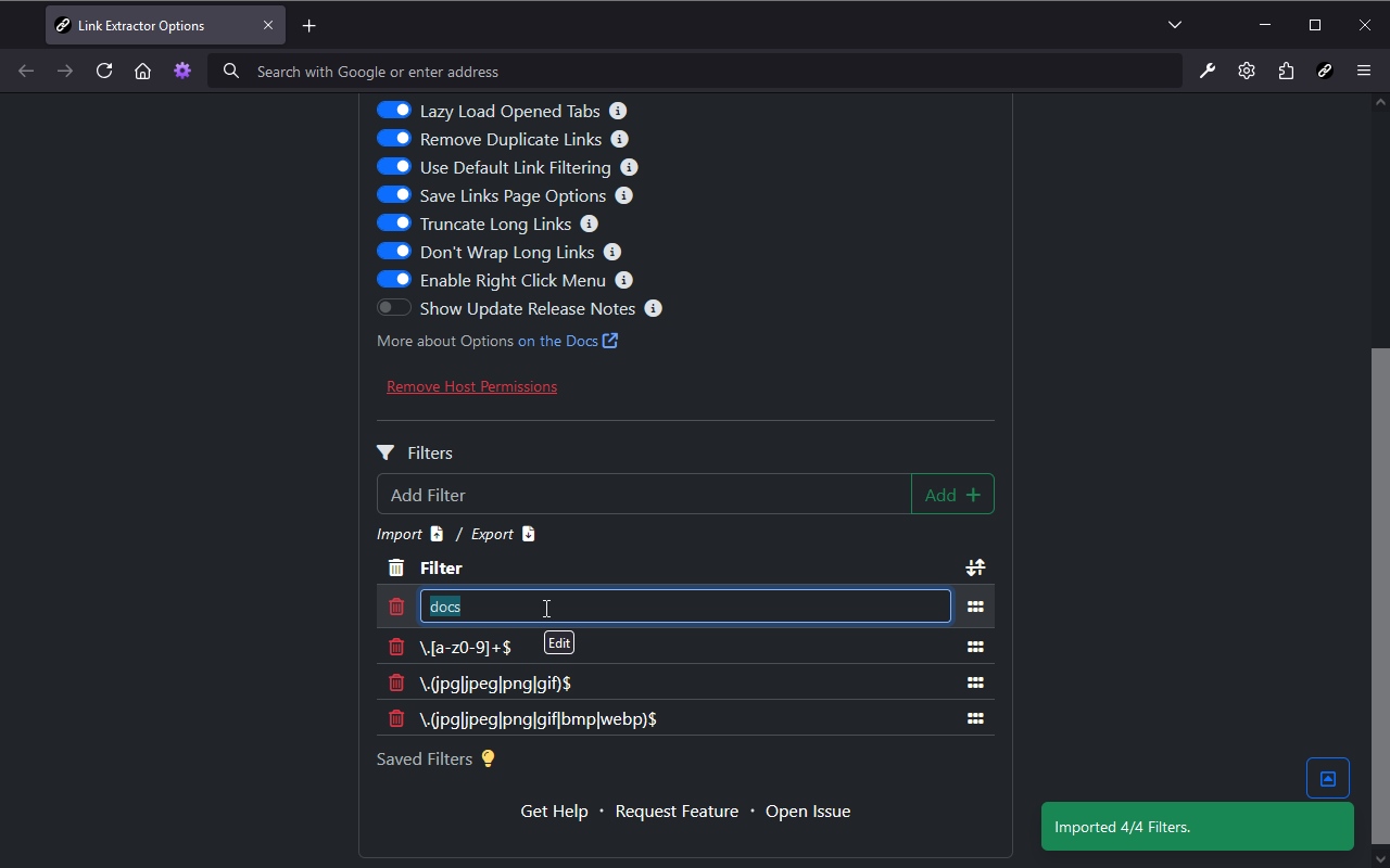 Link Extractor chrome谷歌浏览器插件_扩展第4张截图