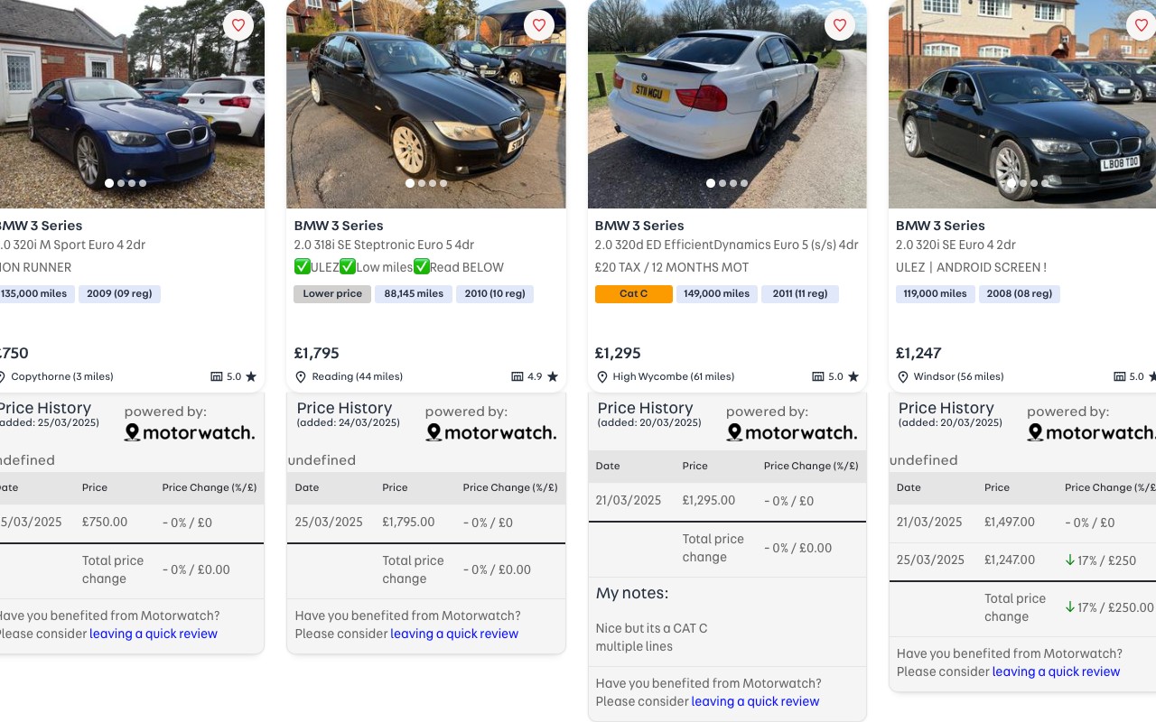 Motorwatch - car price tracker chrome谷歌浏览器插件_扩展第3张截图
