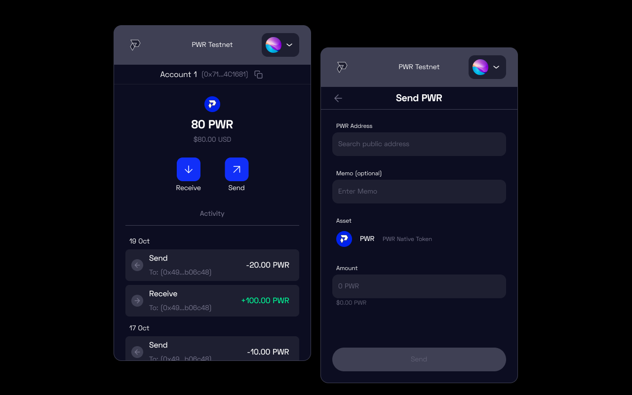 PWR Wallet chrome谷歌浏览器插件_扩展第1张截图