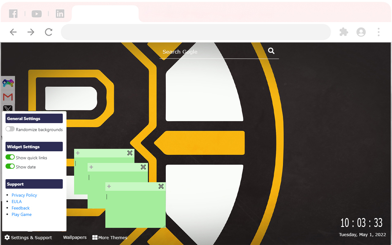 Boston Bruins New Tab Extension chrome谷歌浏览器插件_扩展第5张截图