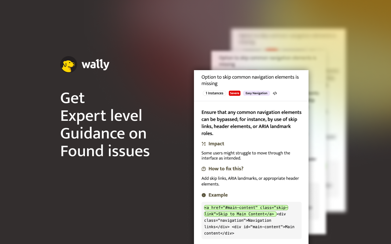 WAX: Wally Accessibility ADA/WCAG Compliance Checker and Fixer chrome谷歌浏览器插件_扩展第1张截图