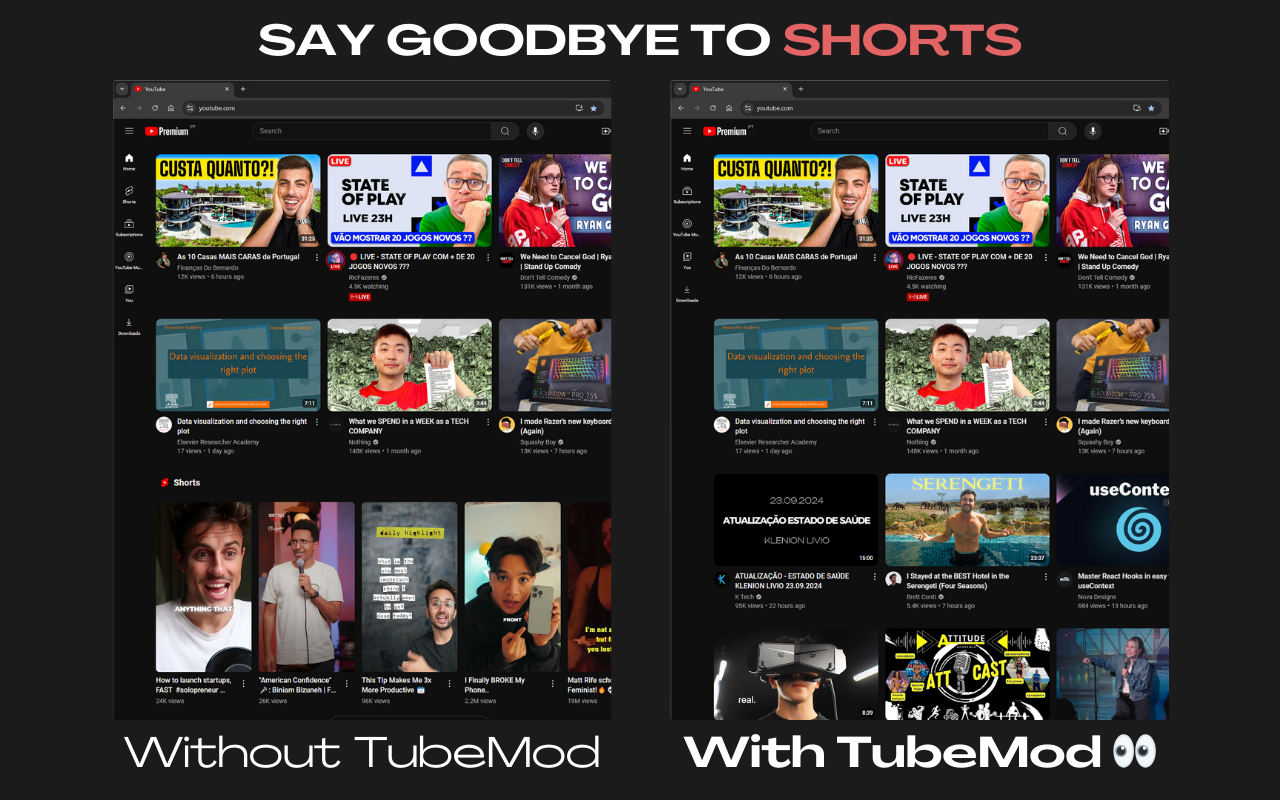 TubeMod chrome谷歌浏览器插件_扩展第3张截图