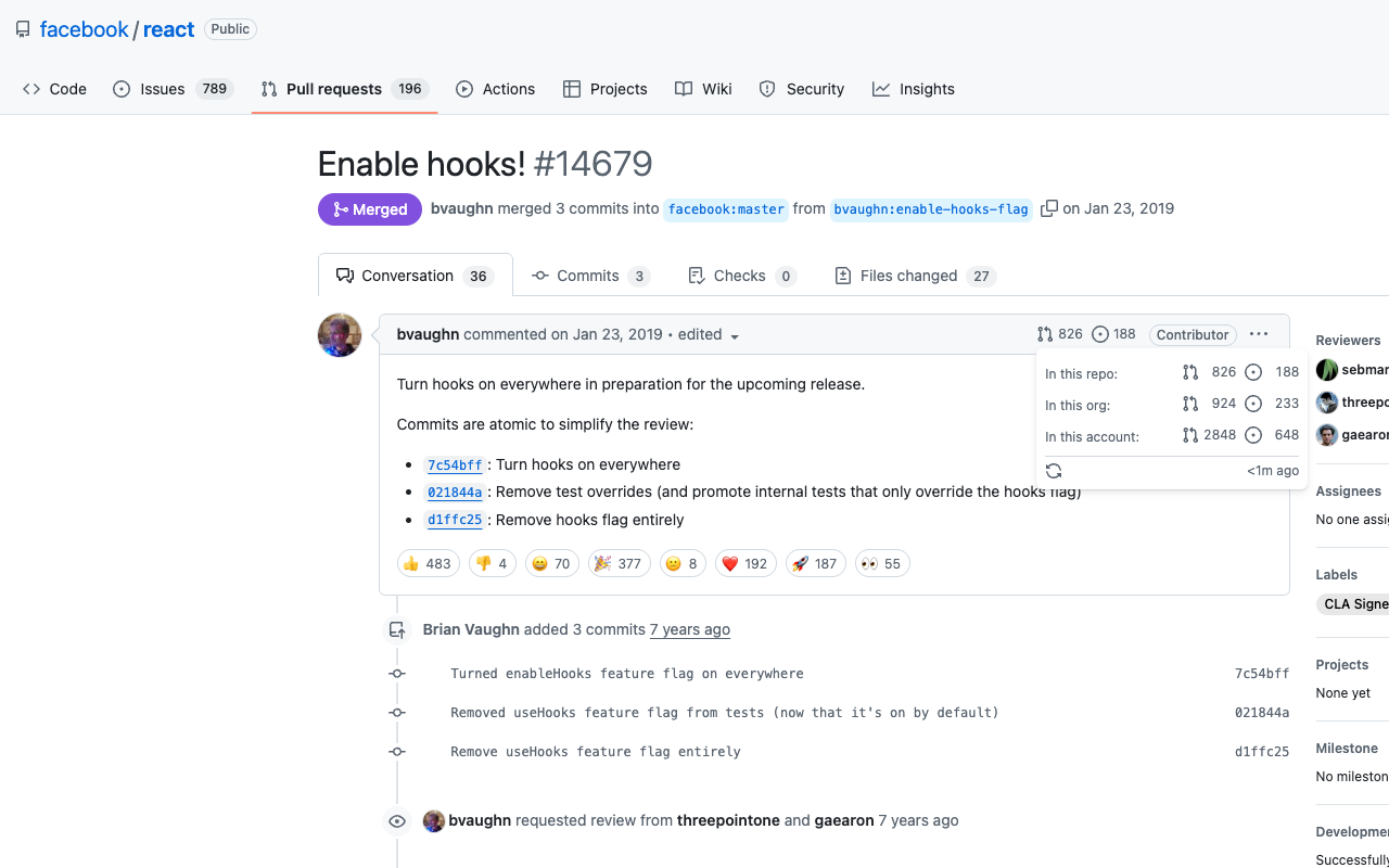 Contributors on Github chrome谷歌浏览器插件_扩展第2张截图