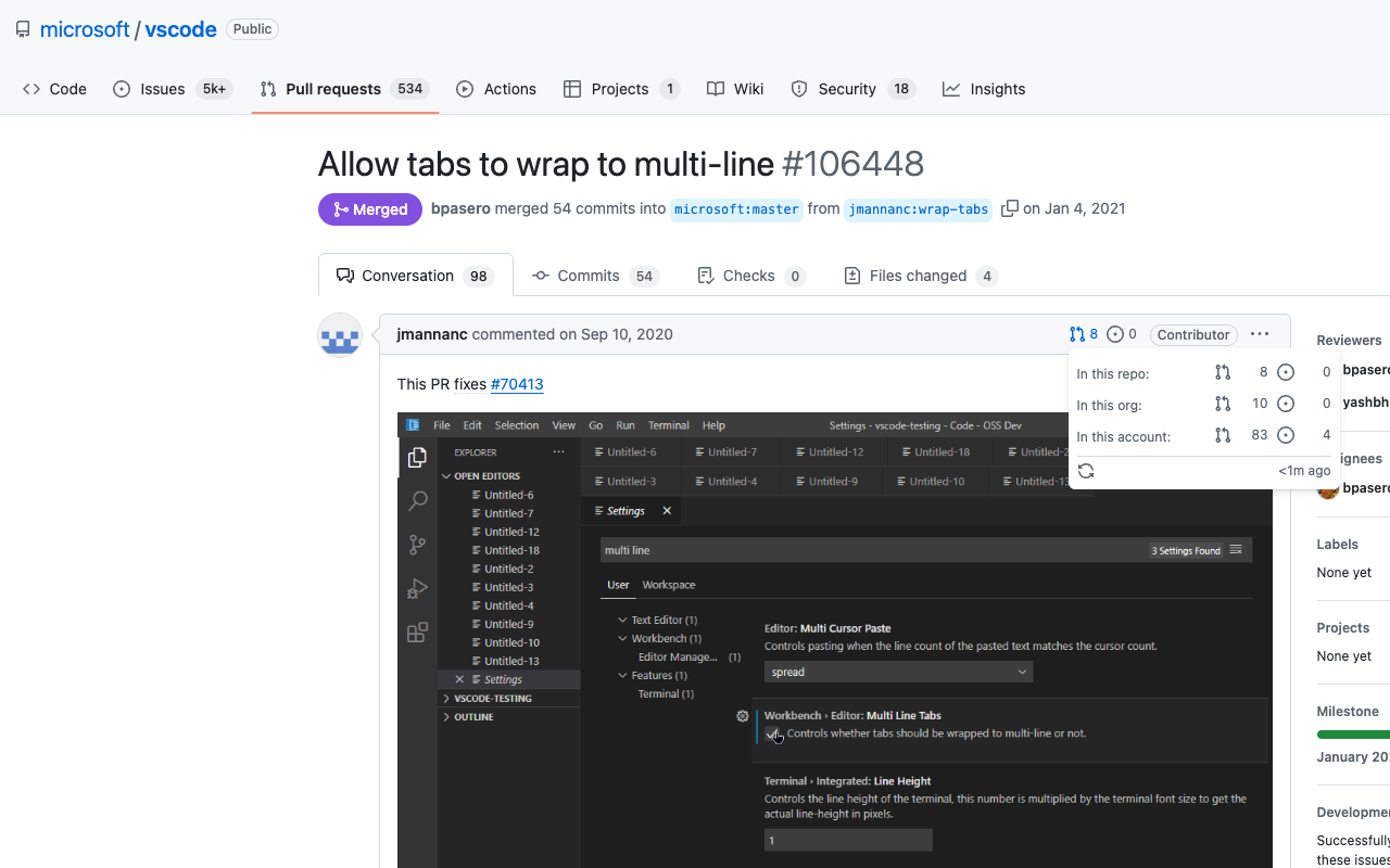 Contributors on Github chrome谷歌浏览器插件_扩展第3张截图