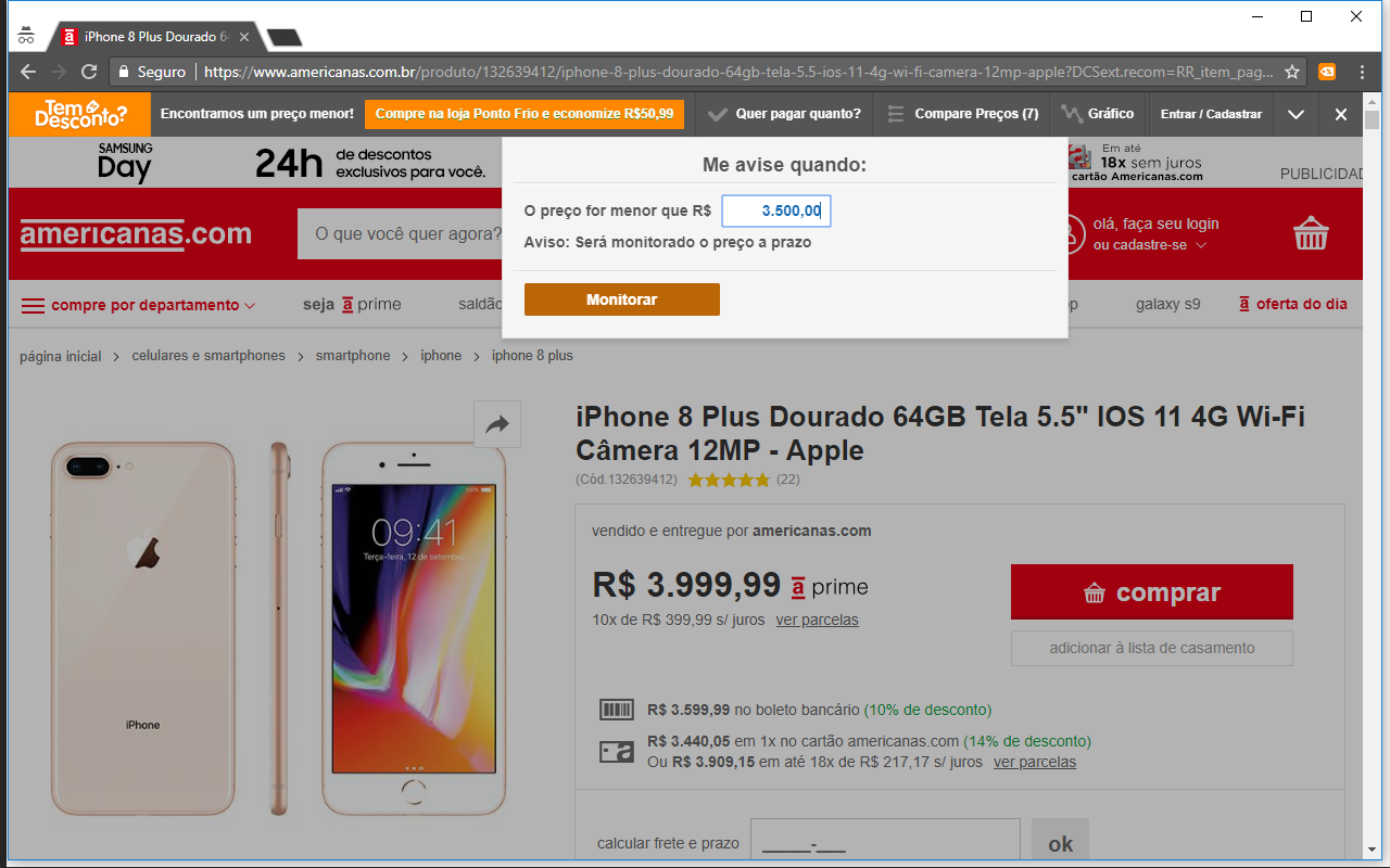 Tem Desconto? chrome谷歌浏览器插件_扩展第2张截图