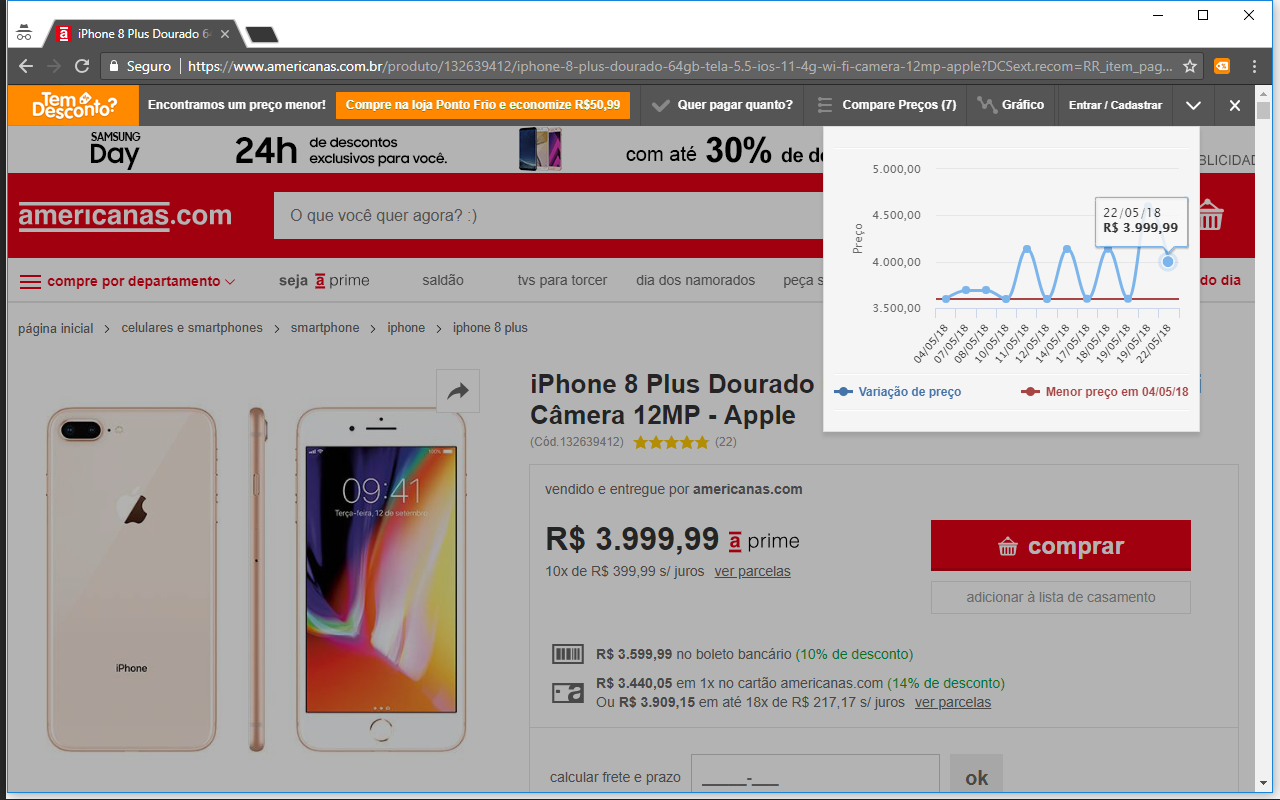 Tem Desconto? chrome谷歌浏览器插件_扩展第4张截图