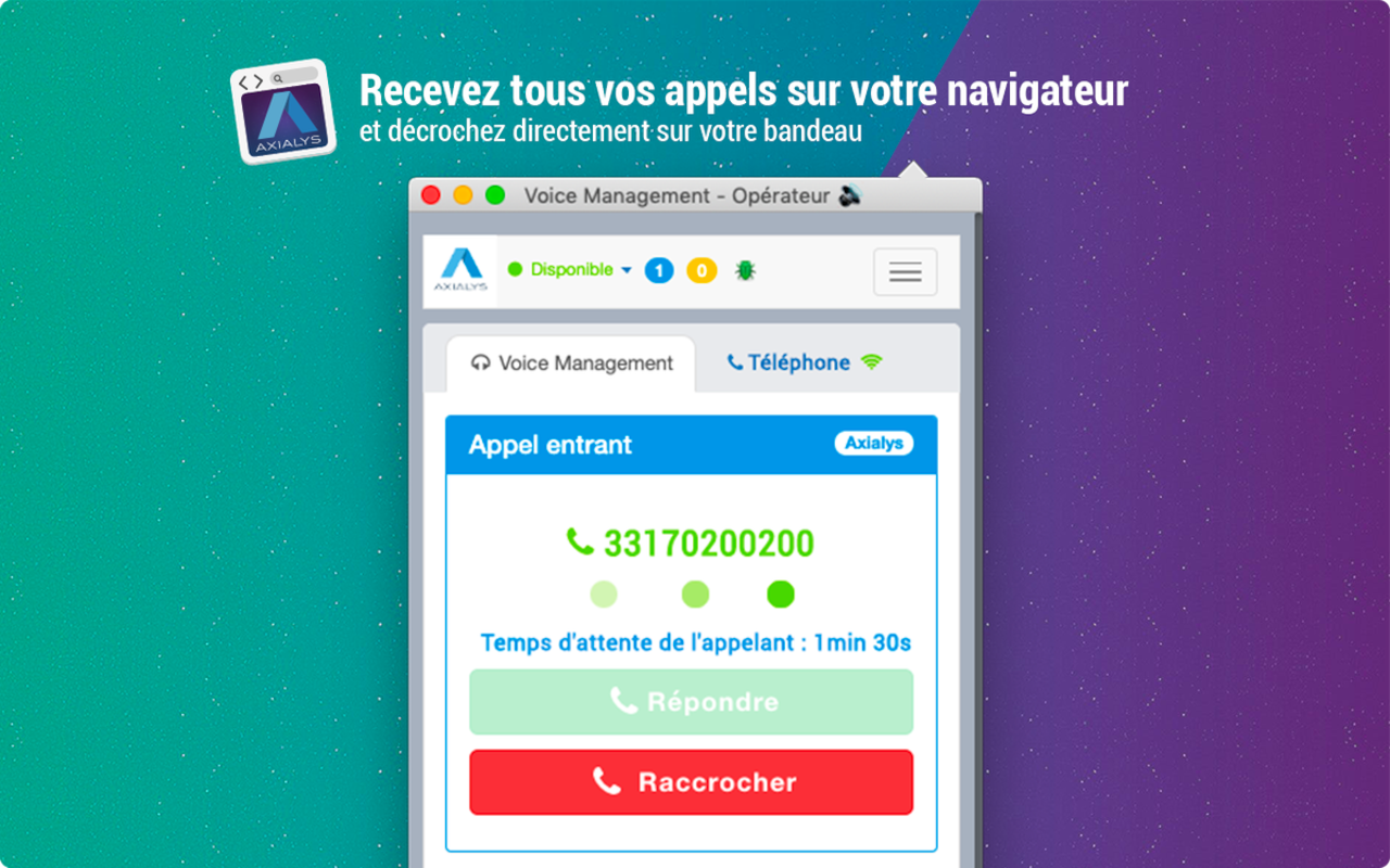 Business Click to Call Axialys chrome谷歌浏览器插件_扩展第3张截图