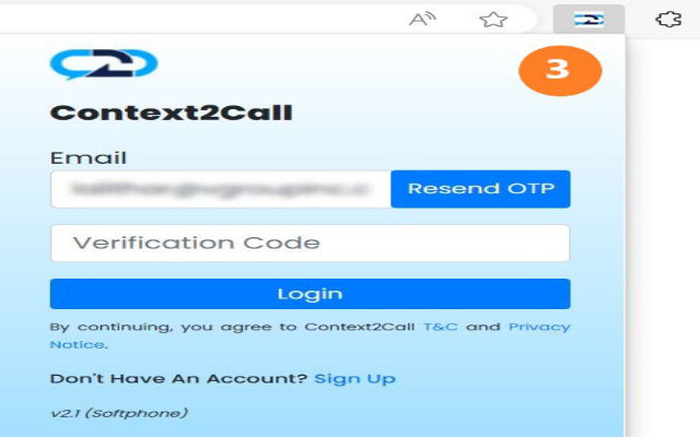 C2C Softphone chrome谷歌浏览器插件_扩展第3张截图