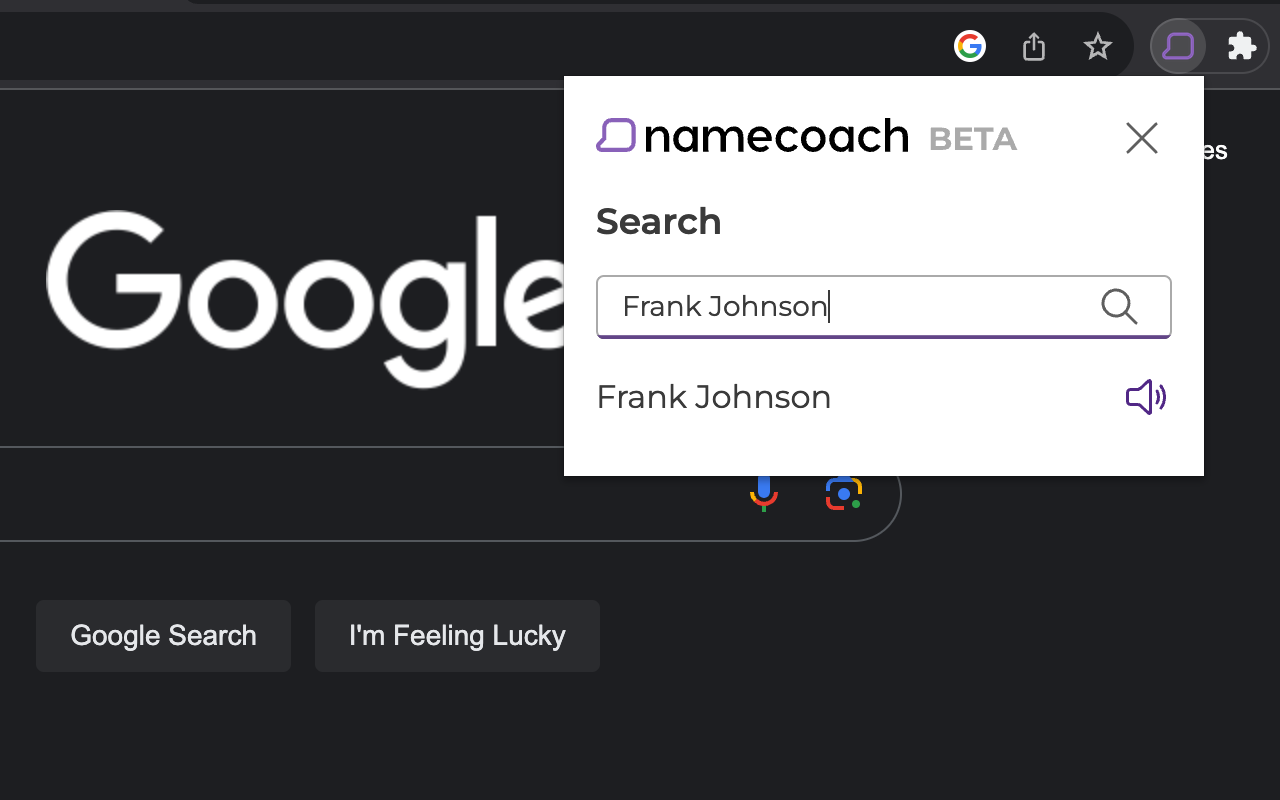 Namecoach: AI Name Pronunciation Tool chrome谷歌浏览器插件_扩展第1张截图