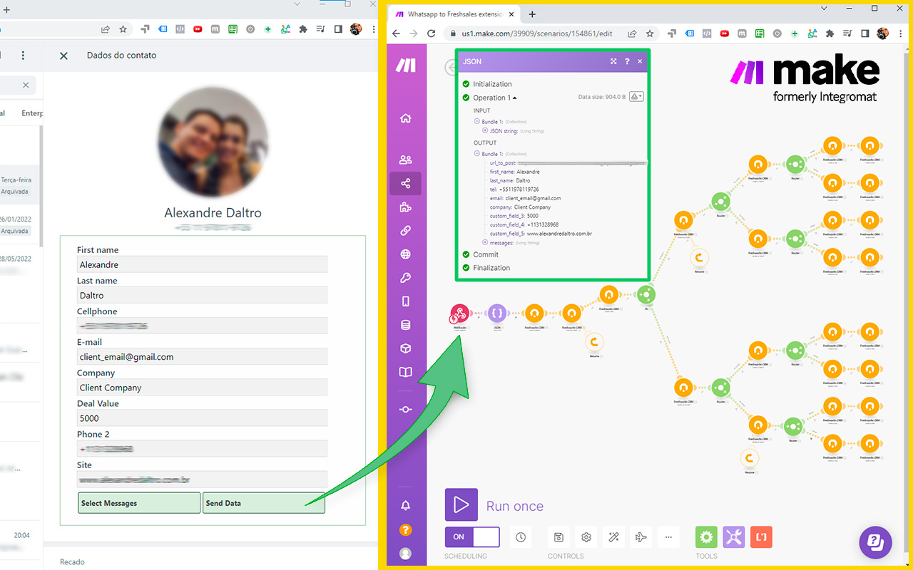 Whats2Api: Integrate Whatsapp to Zoho CRM + anything chrome谷歌浏览器插件_扩展第1张截图