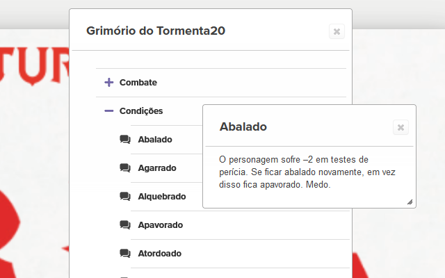 Roll20: Grimório do Tormenta20 chrome谷歌浏览器插件_扩展第5张截图