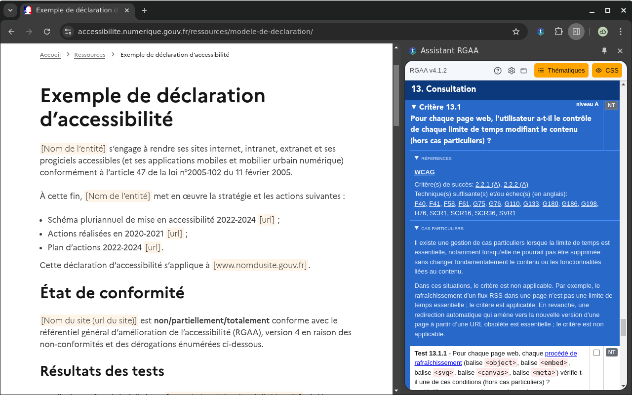 Assistant RGAA chrome谷歌浏览器插件_扩展第2张截图