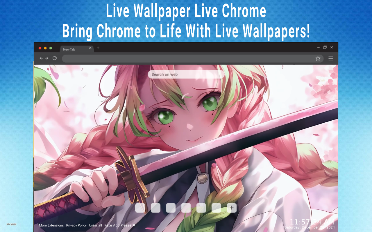 Mitsuri Kanroji - Demon Slayer 4K Wallpaper chrome谷歌浏览器插件_扩展第2张截图