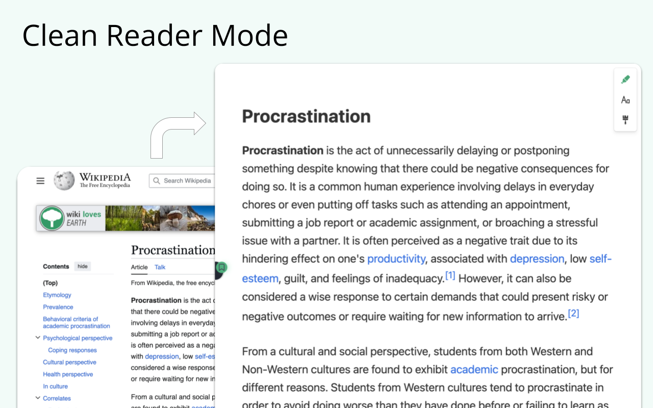 Reader Mode + AI Summary, Notes & Annotations chrome谷歌浏览器插件_扩展第2张截图