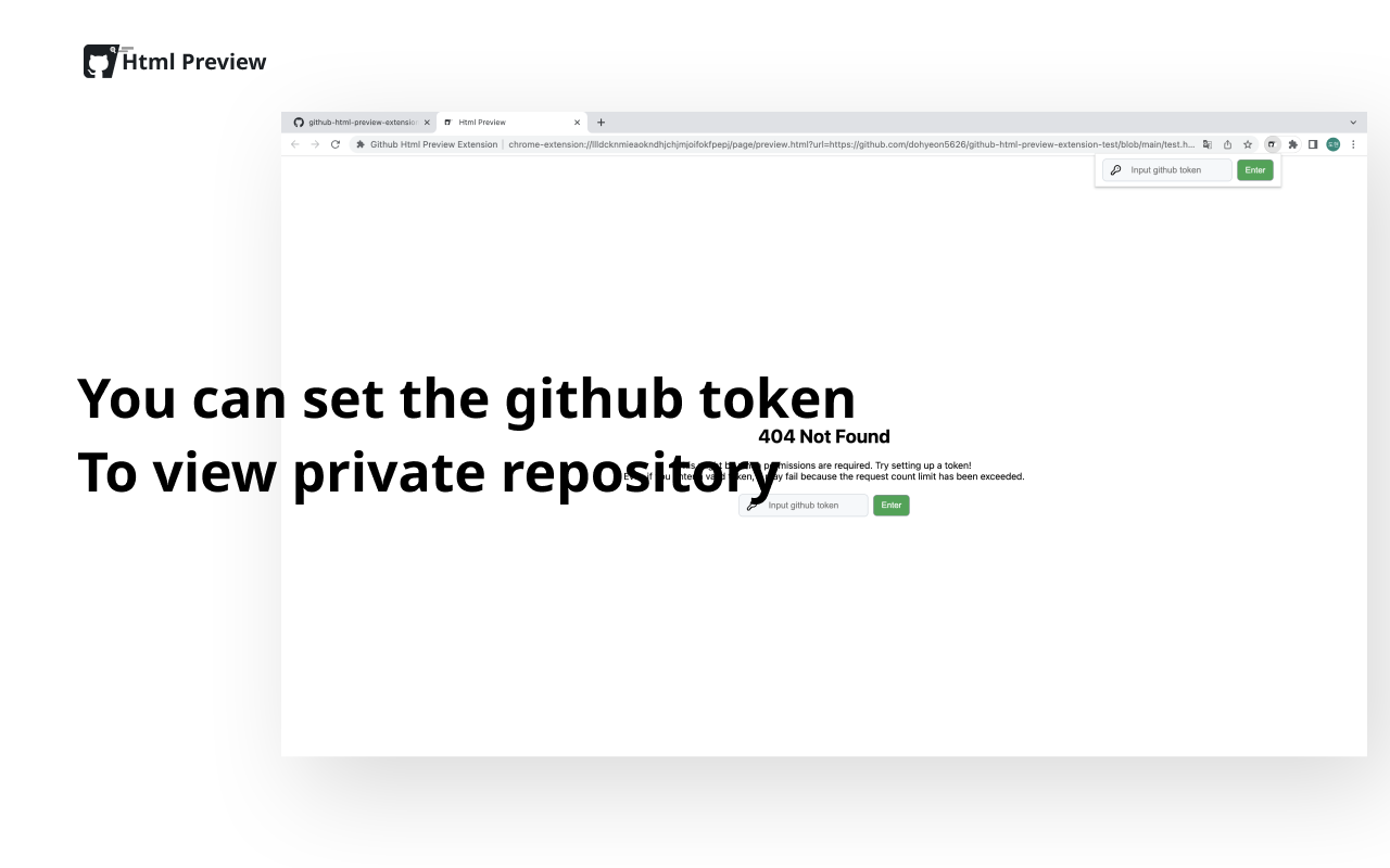 Github Html Preview chrome谷歌浏览器插件_扩展第4张截图