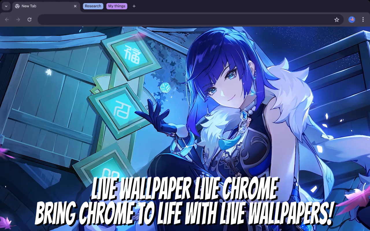 Yelan Genshin Impact Gameograf chrome谷歌浏览器插件_扩展第1张截图